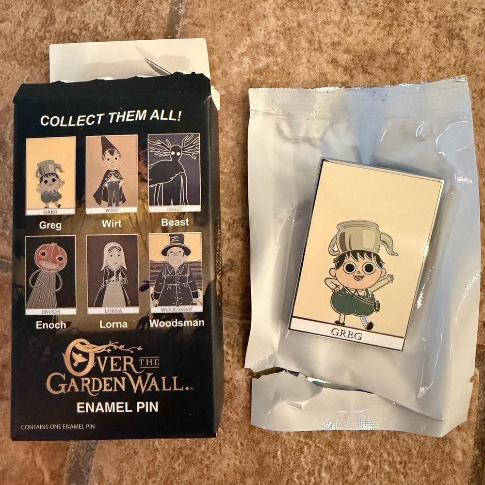 Hot Topic Over the Garden Wall Enamel Pin - Greg